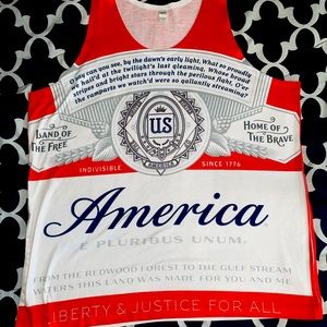 Mens XXL Budweiser tank top